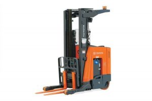 Toyota single-reach truck.