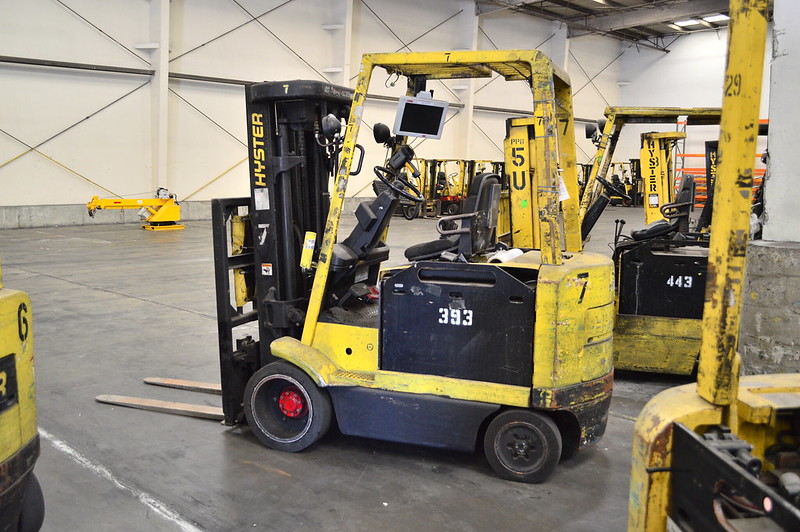 Used forklift