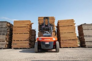 A Toyota Certified Reconditioned Forklift