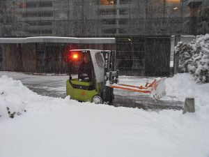 forklift snow