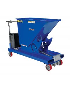 Portable Steel Hopper with Power Traction Drive 