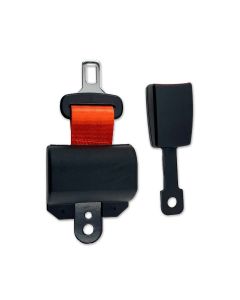Forklift Retractable Seat Belt 46 inch Safety Orange 01