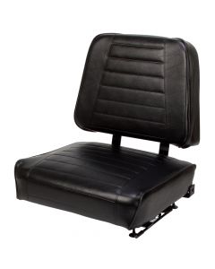 SY1615 SUPERIOR Universal Forklift Seat Vinyl 20 3/4”Hx18 1/2”Wx19 1/2”D