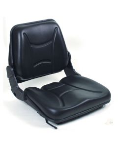 SY1669 TOTAL SOURCE Suspension Forklift Seat Vinyl (Clark, Crown, Hyster, Jungheinrich, Komatsu, Linde, Nissan, Raymond, Toyota, Yale) 19 37/100"Hx18 9/10"Wx20 2/25"D (SY1669)