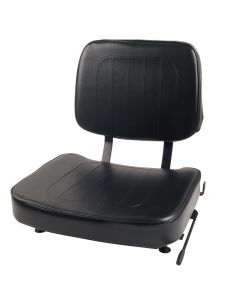 SUPERIOR Forklift Seat Vinyl (Barrett, Cat, Hyster, Mitsubishi, Toyota) 18"Hx18"Wx22"D (SY1812)