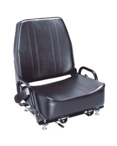 SY1935 SUPERIOR Universal Forklift Seat Vinyl (Crown, TCM, Toyota) 22 1/2”Hx20"Wx23 3/4"D