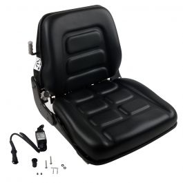 GRAMMER GS12 B12 TYPE SEAT CUSHION ONLY IN PVC with SWITCH FORKLIFT LINDE ETC 